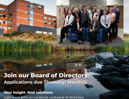 Peterborough Regional Health Centre (PRHC) seeking individuals to join Board of Directors 